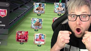 FC Mobile Squad Upgrade! 15 Billion Coin Shopping Spree and 115 OVR Squad Builder!