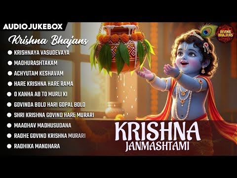 🌺 Top 10 Krishna Bhajans 🎶 | Krishna Janmashtami Special 2025 | Nonstop Radha Krishna Songs 🙏