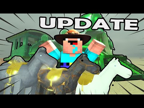 ¡NUEVOS TRENES Y CABALLOS! ¡RIELES MUERTOS! (UPDATE) | ROBLOX