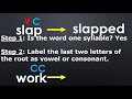 Doubling Consonants and Spelling Rules