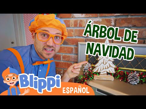 El árbol de Navidad con Blippi 🎄 | Blippi Español | Videos educativos para niños | Aprende y Juega