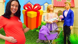 Barbie está a punto de dar a luz