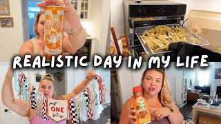 BABY’S BIRTHDAY DECORATIONS, PUMPKIN CREAM ALANI, COOK WITH ME | realistic day in my mom life