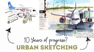 My Urban Sketching Progress...10 Years On