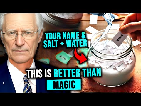 SECRET METHOD! Put YOUR NAME to SALT WATER and ATTRACT ABUNDANCE