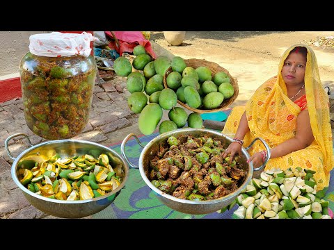 सासु मां ने बताया बिना धूप सालों-साल चलने वाले आम 🥭 का अचार बनाने का नया तरीका Mango Pickle Recipe