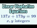 Integer Solutions in Linear Equations
