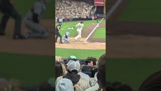 RAW:  Manny Machado vs  Framber Valdez at Petco Park 👀 March 27 2025 Double