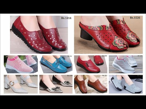 WINTER FOOTWEAR COLLECTION WOMEN SHOES SLIP ON SHOES LOAFER SHOES DESIGN 2025 WITH PRICE