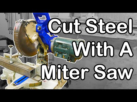 How To Speed Control Your Miter Saw For Cutting Steel #080