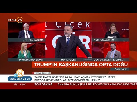 Murat Çiçek ile "Açık Görüş" / Trump’ın Başkanlığında Orta Doğu – 13 11 2024