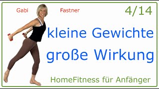 4/16 🍏 26 min. kleine Gewichte, große Wirkung | schöne, straffe Arme und Schultern, im Stehen
