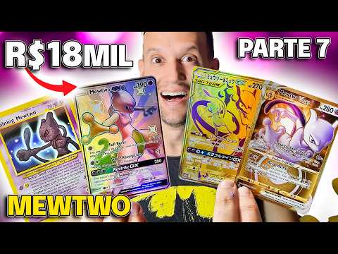 MINHAS CARTAS RARAS DO MEWTWO! 18.000 REAIS Parte 7| CAPITÃO HUNTER  POKEMON TCG