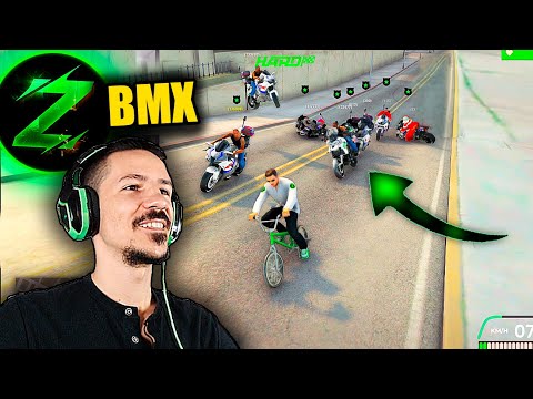 DE BIKE ELE E BOM, ZUMANS NA FUGA COM A BMX NO GTA MTA ! #fuga #gta #games #gtarp