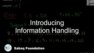 Introducing Information Handling