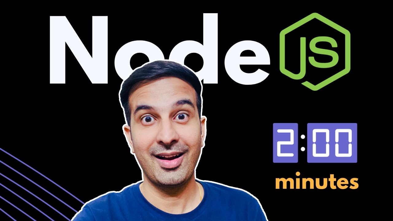 NodeJS explained in 2 minutes (Simple explanation for Beginners) 2023