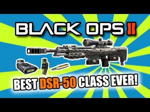 Black Ops 2: BEST SNIPER CLASS SETUP | DSR-50 (BO2...