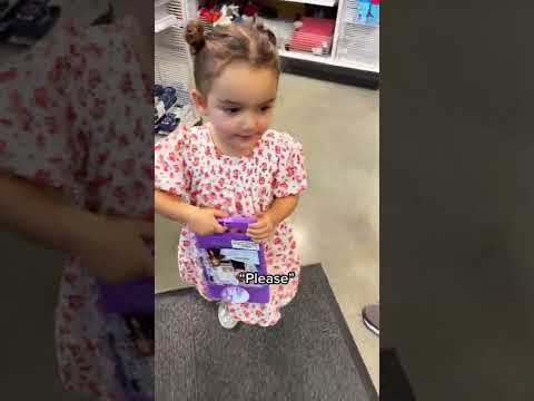 Buying everything my toddler wants to surprise grandma on her Birthday
