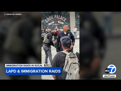 Activists call out LAPD over alleged collaboration with ICE in raids