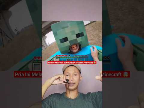 PRIA INI DAN PACAR NYA DI KEJAR OLEH PARA MAKHLUK MINECRAFT 🤯 #shorts #storytelling #minecraft