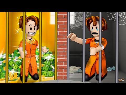 ROBLOX Brookhaven 🏡RP - FUNNY MOMENTS: Rich Criminal vs Poor Criminal in Prison