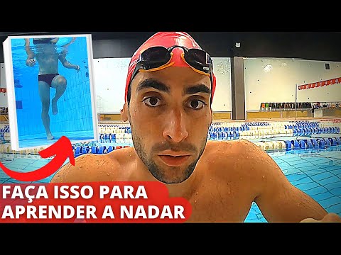 COMO APRENDER A NADAR DO ZERO | TREINO AULA DE NATAÇÃO PARA INICIANTES