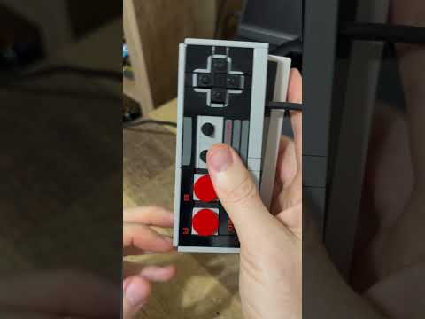 Real NES Controller Compared To Lego Version