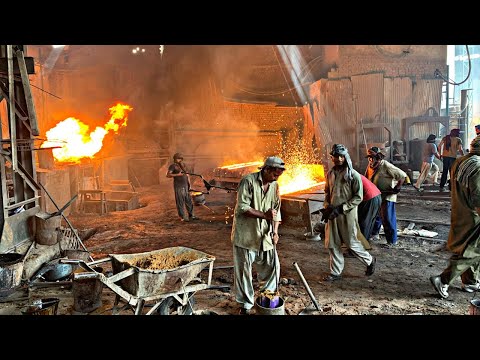 Furness Mill Heavy iron Casting Mill 😳 Interesting Process