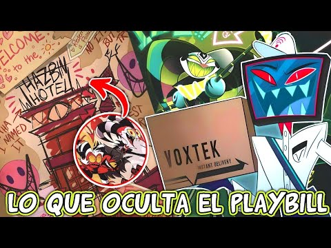 TODOS LOS AFICHES, IMAGENES SECRETAS del PLAYBILL de HAZBIN HOTEL