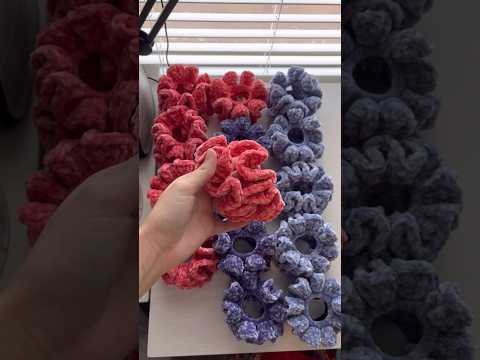Scrunchie burn out after only 30 finished #crochetting #handmade