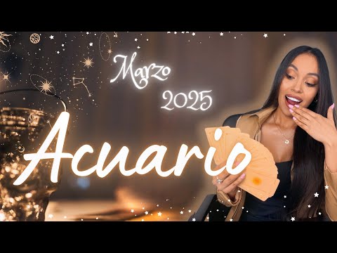 ♒ACUARIO ¡10 COSAS QUE LLEGAN A TI EN MARZO!