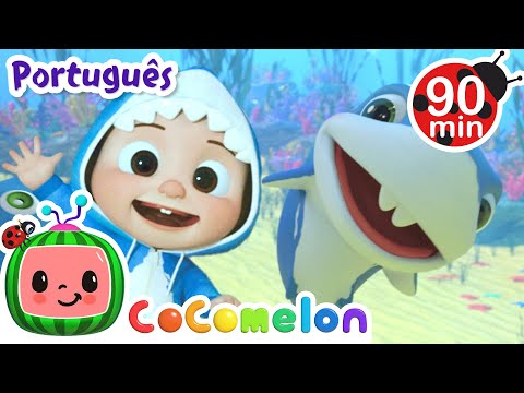 Bebê tubarão no submarino🦈🐣 |  CoComelon | Músicas Infantis e Desenhos Animados em Português