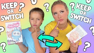 KEEP it or SWITCH it with LABUBU BLIND BOXES 🙈😱⁉️ @agset211 #trend #labubu #fun #mystery #toys
