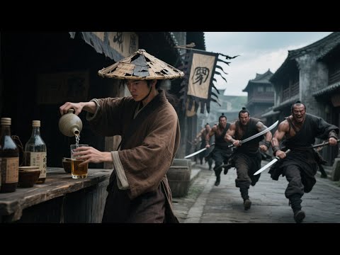 功夫電影！街邊賣酒的小夥竟是隱藏的劍神！  💥 #中国电视剧 #KungFu #Martial Arts Movies