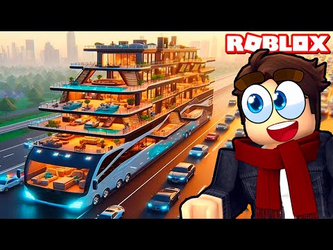 JE CONSTRUIS UN MÉGA BUS pour 1 000 000 $ sur Roblox !