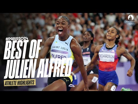 ✨The best of Julien Alfred at the Olympics 🏃‍♀️| Athlete Highlights