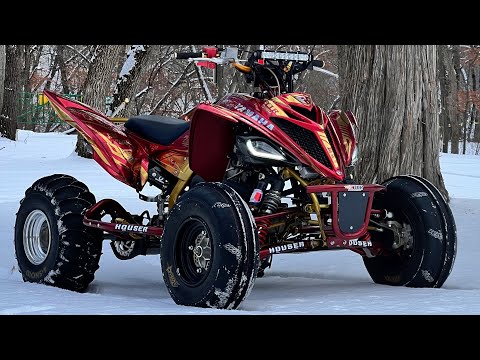 Winter Ride on my Raptor 700