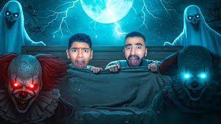 الشخص المجهول اقتحم بيتنا 😱 منمناش طول الليل وهربنا برا البيت 😡 ( انهيار بكاء )😭💔