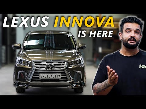 What if Innova was designed by Lexus | Toyota innova lexus kit installation and upgrade