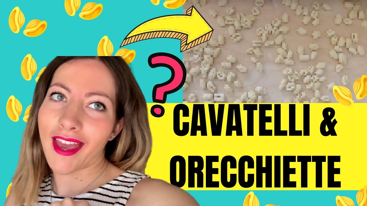 Come Preparare CAVATELLI e ORECCHIETTE a mano in casa ( ricetta e quiz): Cucina con Graziana!