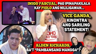 VICE GANDA, KINONTRA ANG SARILI? 🔴 ALDEN RICHARDS "PAMBANSANG MANGA" BAKET? 🔴 PIOLO PASCUAL, UMAMIN!