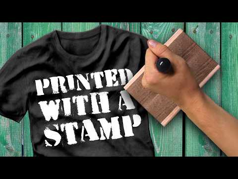 Can You Print T-shirts With A Big A$$ Stamp?