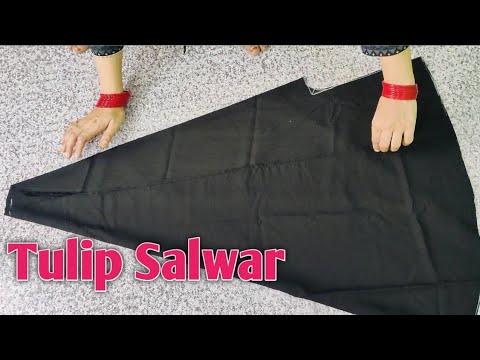 Tulip Salwar cutting and stitching / Tulip Salwar / Tulip salwar making #barkatbutique #fashion