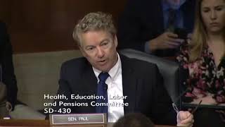 Rand Paul Chews Out FDA Official for Not Using Common Sense