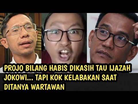 Ijazah Jokowidodo Diperlihatkan Kepada PROJO Katanya... Apakah Kalian Percaya?