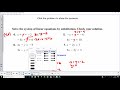 Solving Systems of Linear Equations