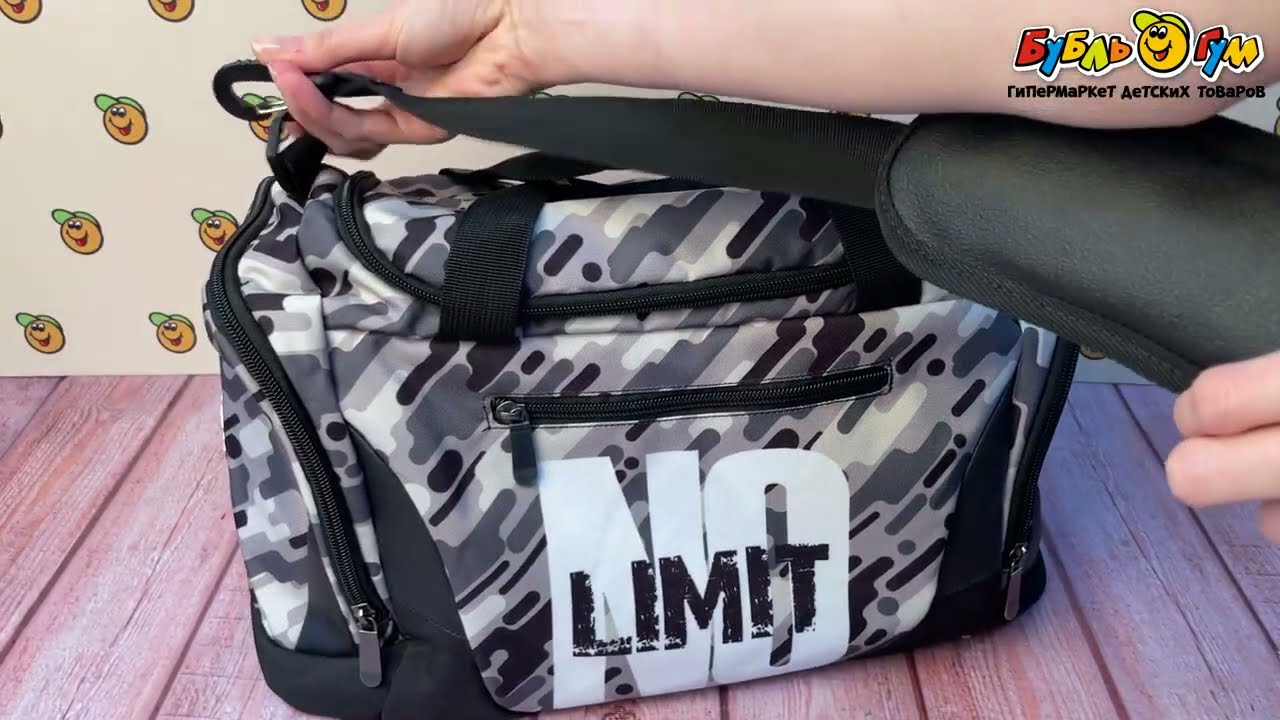 Сумка спортивная JUNGER No limit в камуфляжном стиле - видео Сумка спортивная JUNGER No limit в камуфляжном стиле - видео