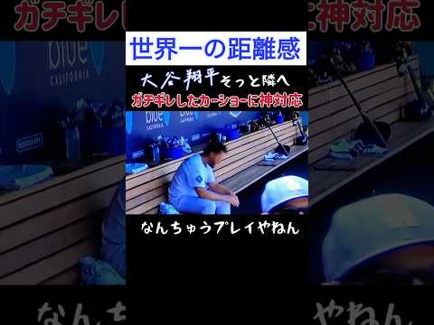 【ガチギレ】キレたエースを、静かに支える大谷翔平。その仕草に世界が感動の神対応!Shohei Ohtani Comforts an Angry Kershaw… #shorts #大谷翔平 #love