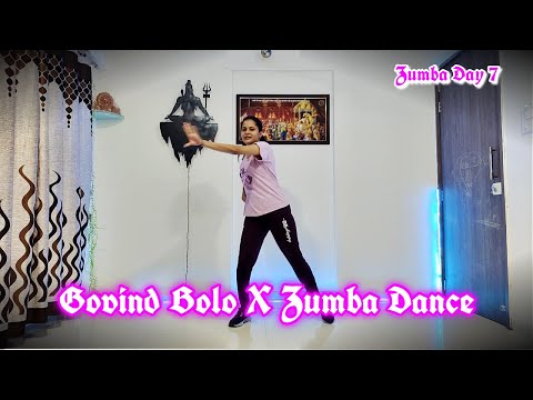 Krishna Bhajan x Zumba Dance | BEST Morning Workout for Ladies | Govind Bolo Hari Gopal Bolo