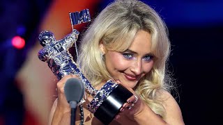 Sabrina Carpenter Drops an F-Bomb Accepting Best Album Award at VMAs 2025 While Addressing Criticism